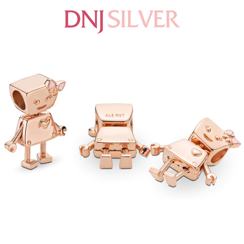[Chính hãng] Charm bạc 925 cao cấp - Charm Bella Bot thích hợp để mix vòng tay charm bạc cao cấp - DN122