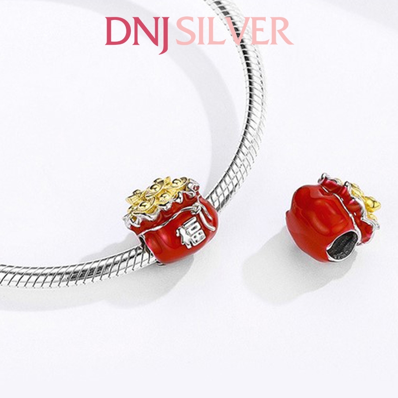 [Chính hãng] Charm bạc 925 cao cấp - Charm Lucky Bag thích hợp để mix vòng tay charm bạc cao cấp - DN061