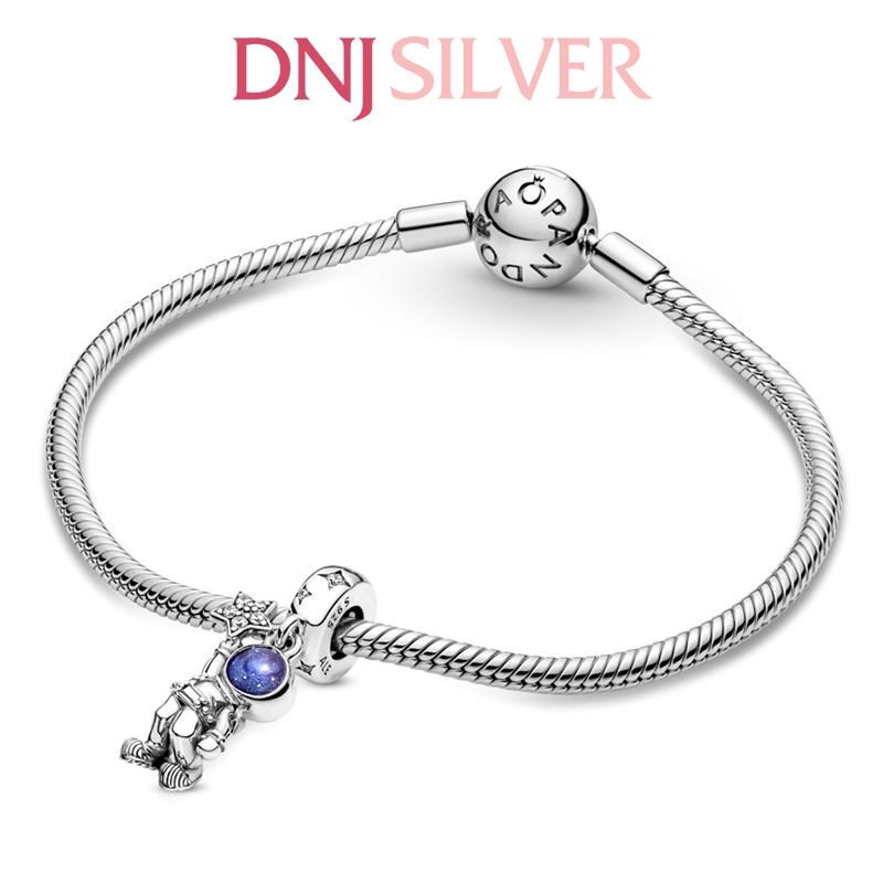 [Chính hãng] Charm bạc 925 cao cấp - Charm Astronaut In The Galaxy Dangle thích hợp để mix vòng tay charm bạc cao cấp - DN002