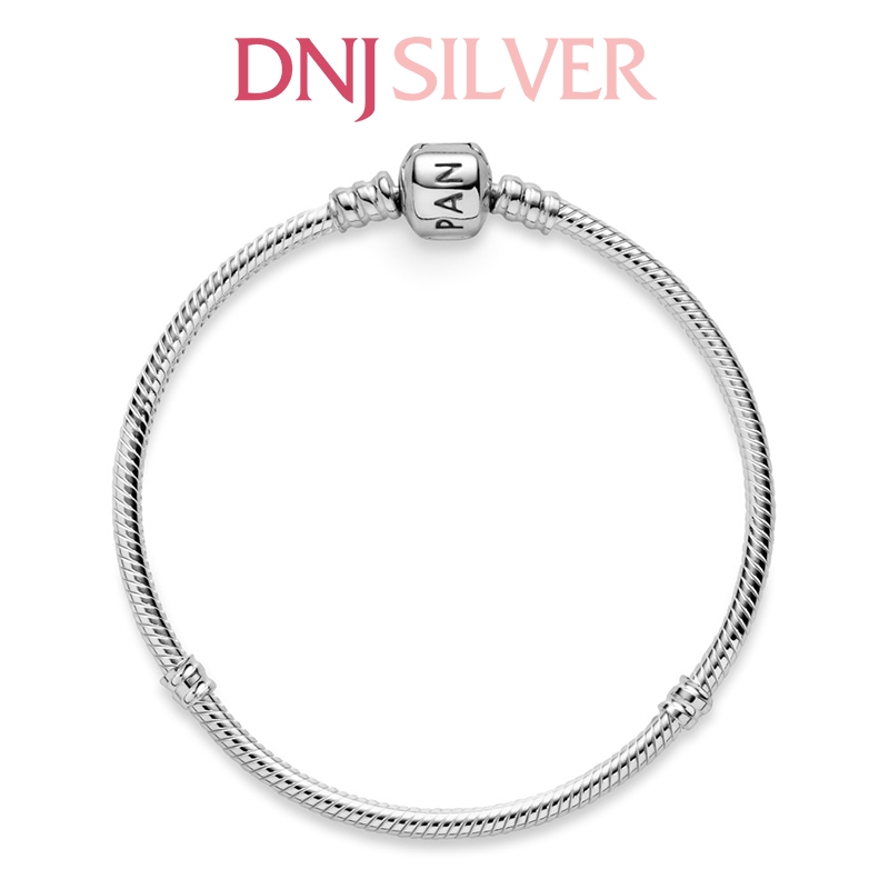 Vòng tay charm bạc 925 cao cấp - Vòng charm Sterling Silver - Vòng tay dành cho nam và nữ - Vòng mềm