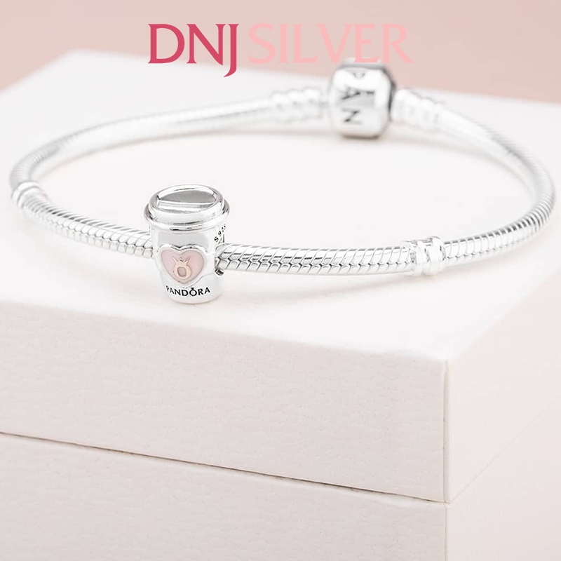 [Chính hãng] Charm bạc 925 cao cấp - Charm Take a Break Coffee Cup thích hợp để mix vòng tay charm bạc cao cấp - DN240