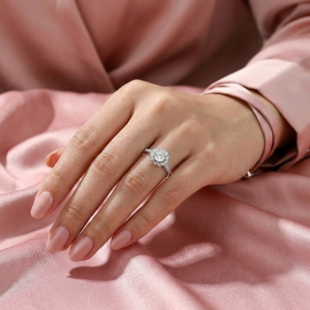 Nhẫn Bạc Ý Bạch Kim Cao Cấp - NBYBK0014