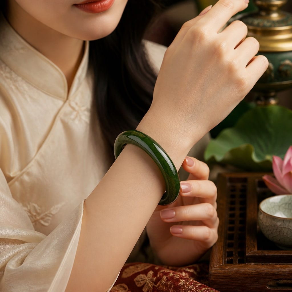 Vòng Ngọc Bích - VDQ055