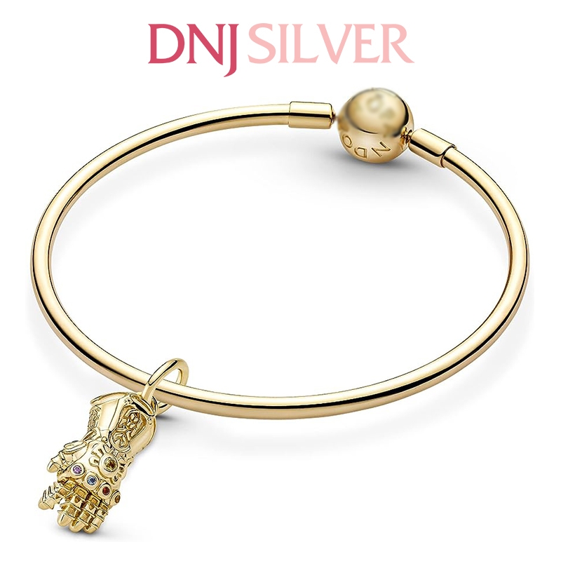 [Chính hãng] Charm bạc 925 cao cấp - Charm Marvel The Avengers Infinity Gauntlet Dangle thích hợp để mix vòng tay charm bạc cao cấp - DN497