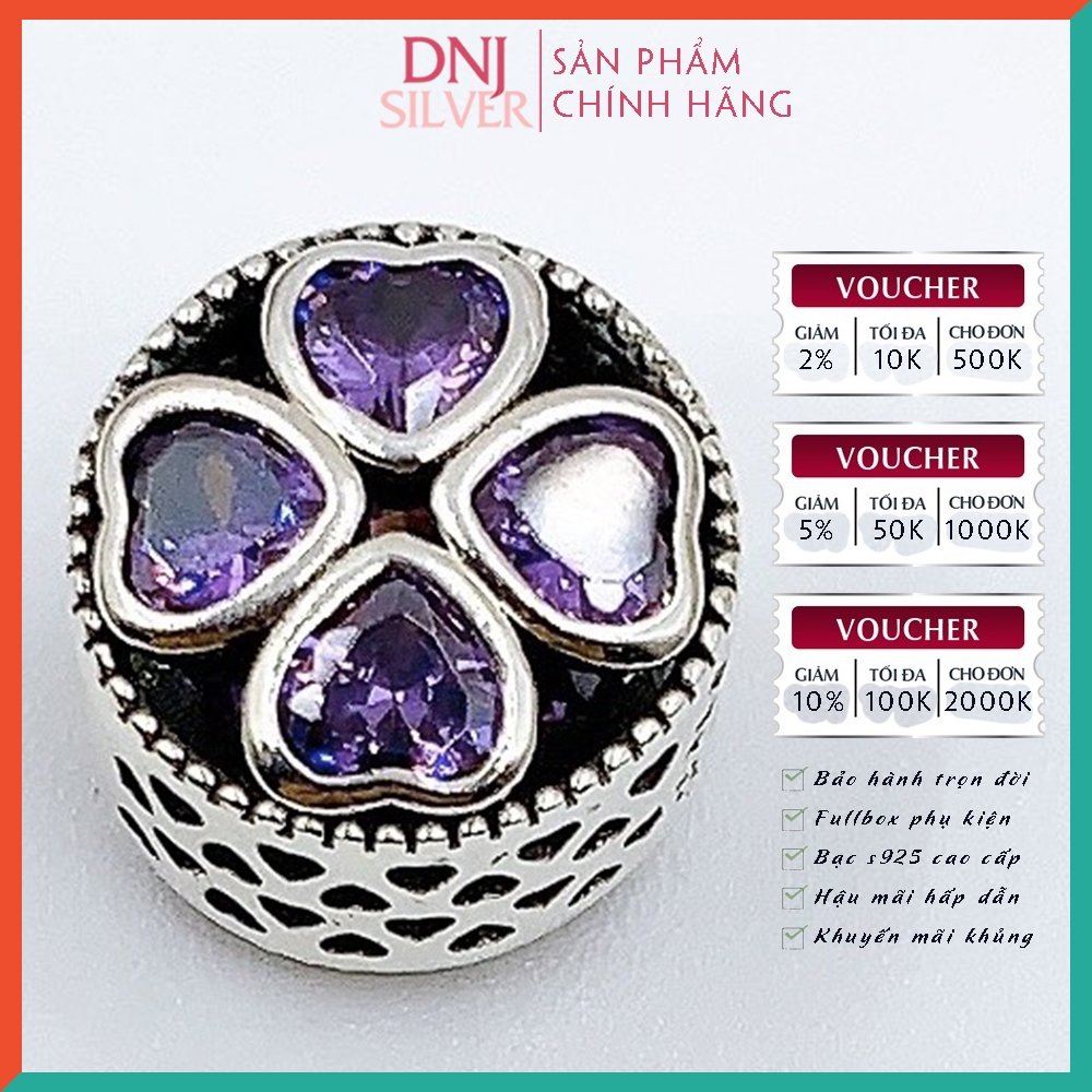 Vòng tay charm bạc 925 cao cấp - Bộ Vòng Charm Nàng Công chúa Lọ Lem  - Vòng tay dành cho nam và nữ