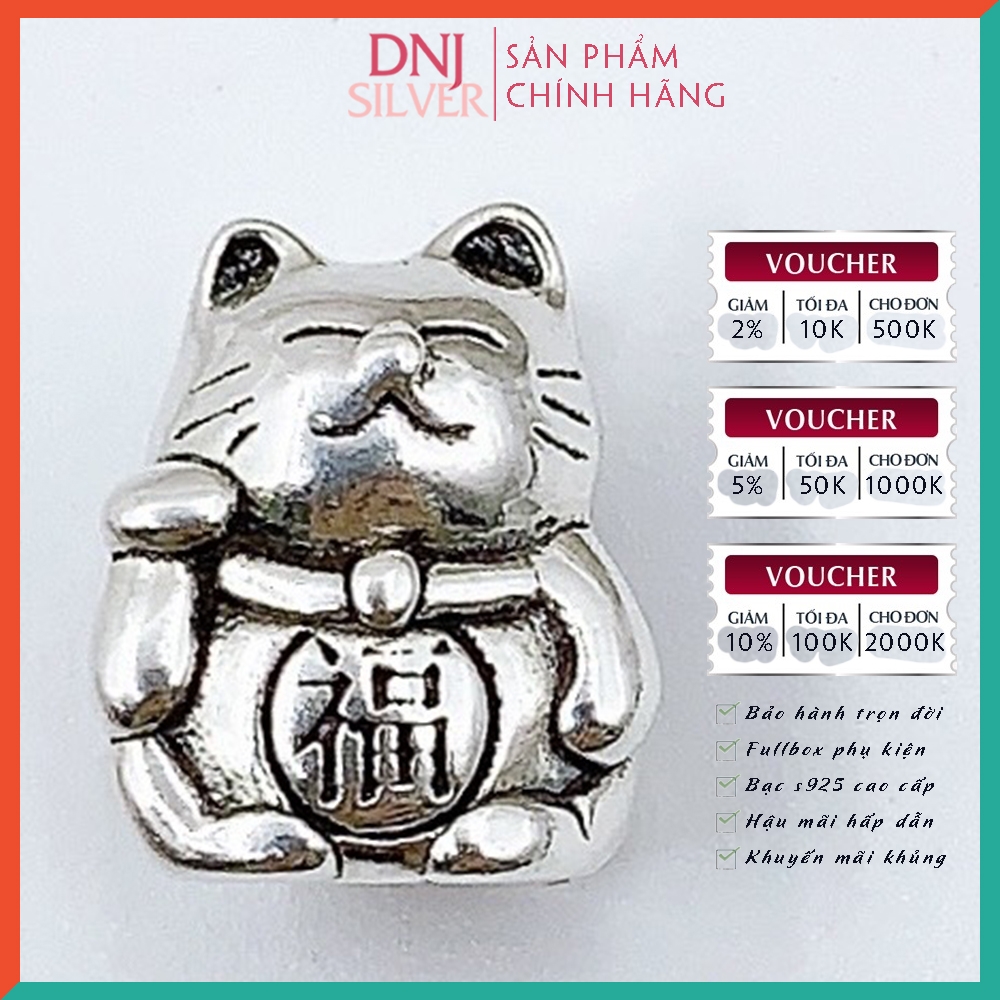 Vòng tay charm bạc 925 cao cấp - Bộ Vòng charm Gia đình, Tình yêu, Sự nghiệp, Tài lộc - Vòng tay dành cho nam và nữ
