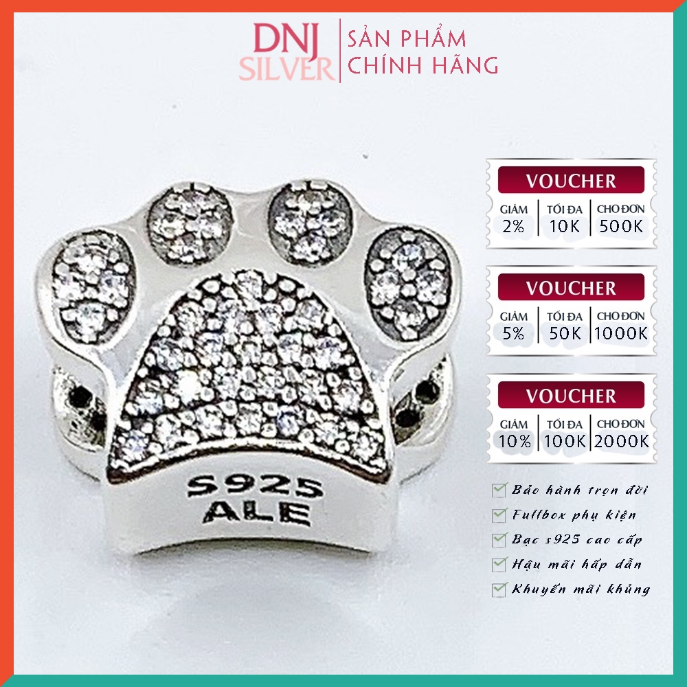 Vòng tay charm bạc 925 cao cấp - Bộ Vòng charm Tình yêu, Gia đình, Tài lộc, May mắn - Vòng tay dành cho nam và nữ