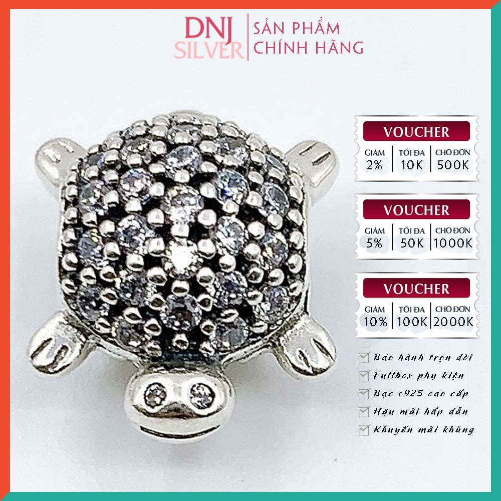 Vòng tay charm bạc 925 cao cấp - Bộ Vòng charm The Ocean Flavor Charms Collection - Vòng tay dành cho nam và nữ