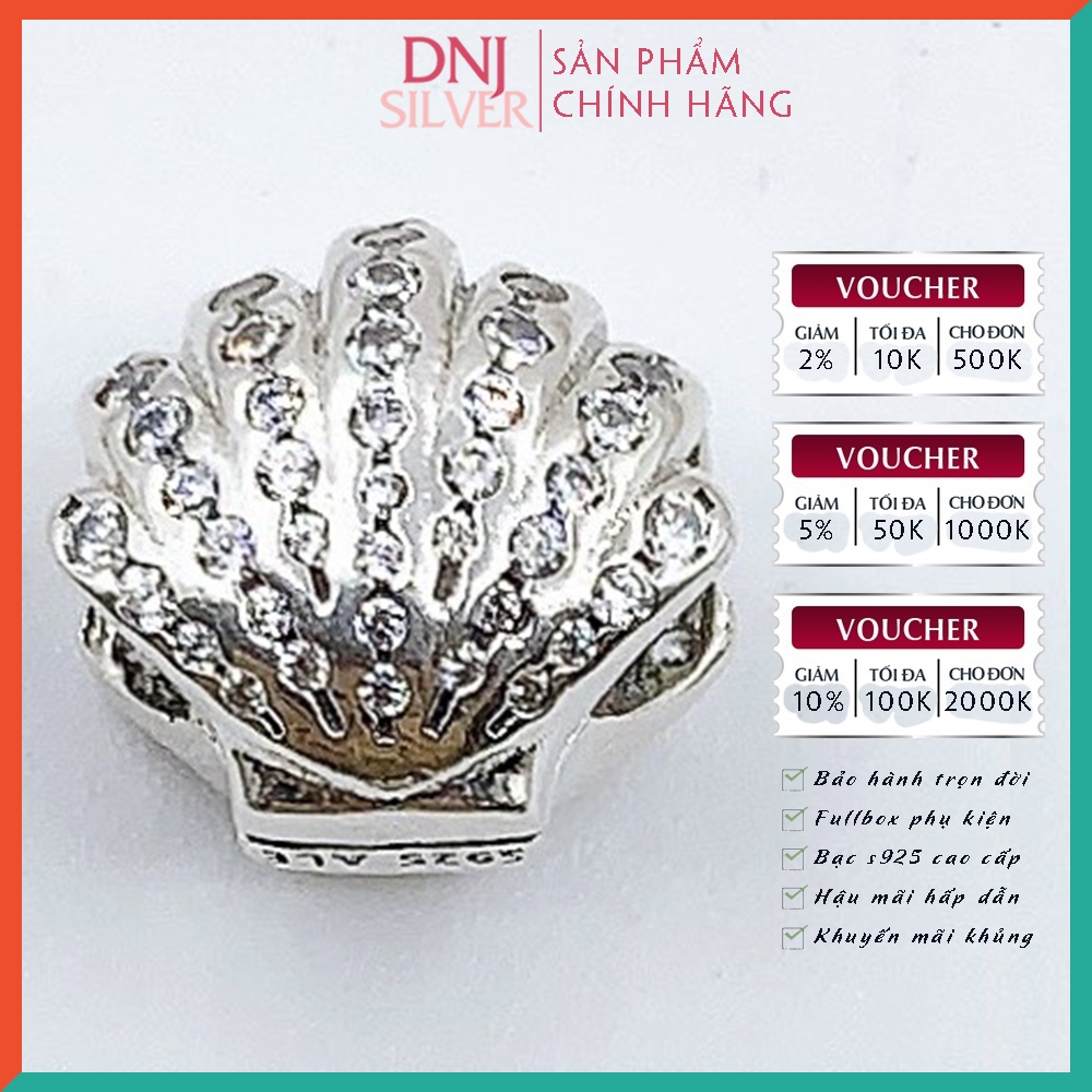 Vòng tay charm bạc 925 cao cấp - Bộ Vòng charm The Ocean Flavor Charms Collection - Vòng tay dành cho nam và nữ