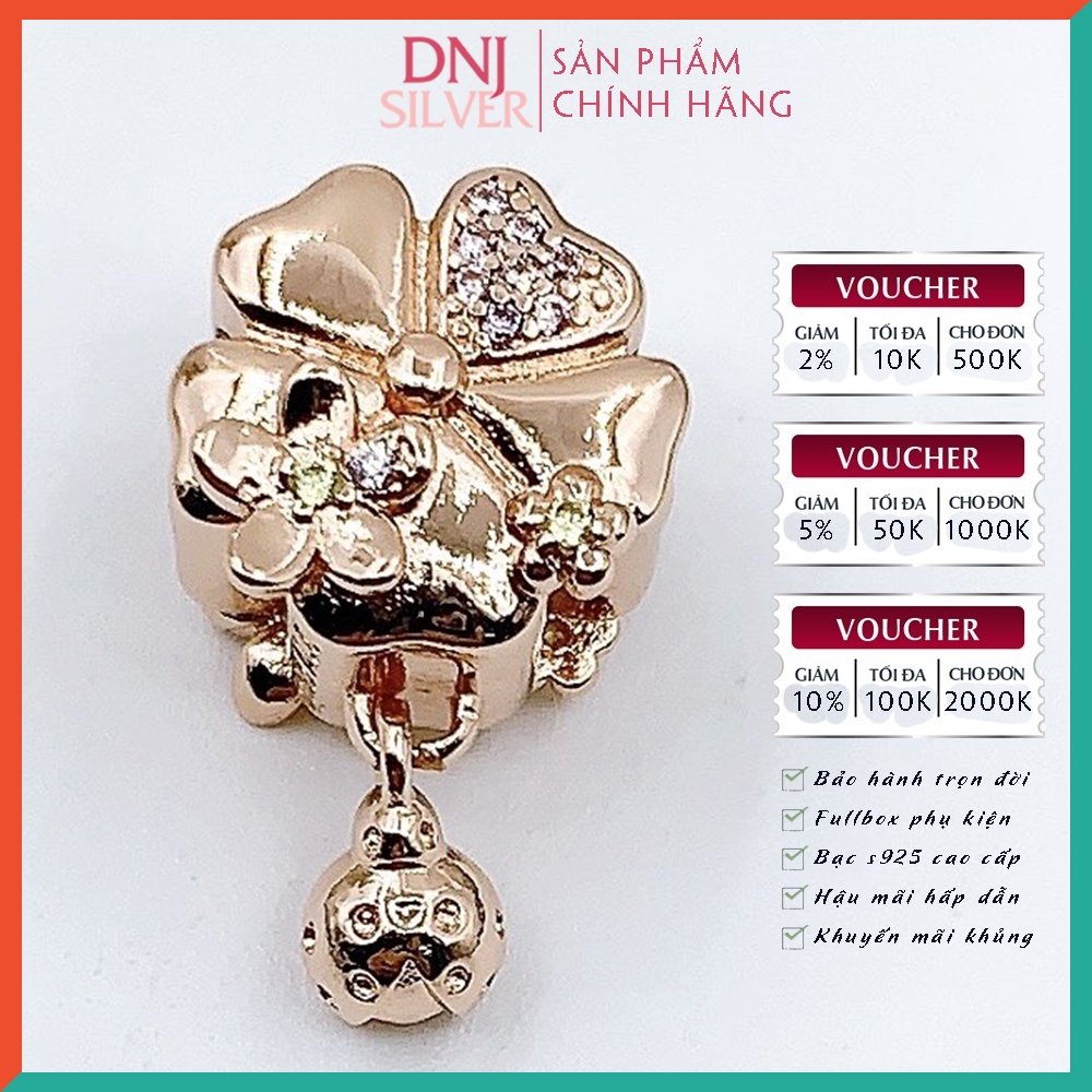 Vòng tay charm bạc 925 cao cấp - Bộ Vòng charm Mong ước tình yêu hoàn hảo, thấu hiểu - Vòng tay dành cho nam và nữ