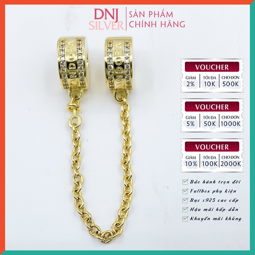 Vòng tay charm bạc 925 cao cấp - Bộ Vòng charm Tình Yêu, Sự Vĩnh Cửu Và Gắn Kết - Vòng tay dành cho nam và nữ