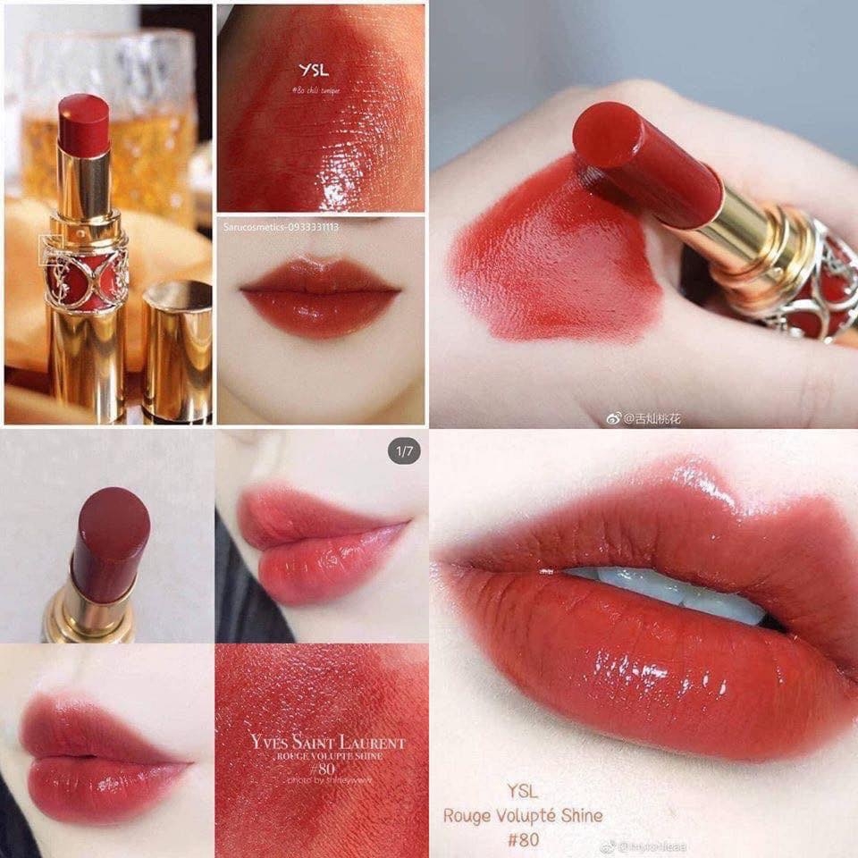 Yves Saint Laurent YSL Rouge Volupté Shine