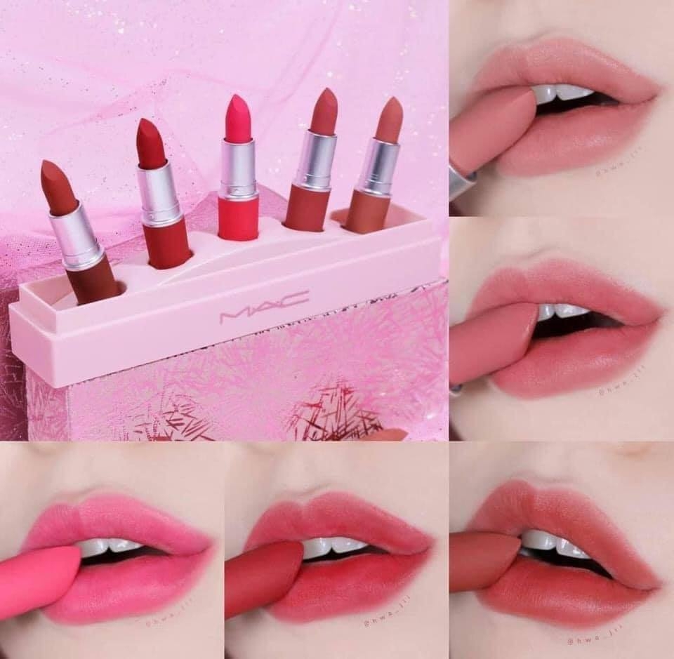 mac powder lipstick set