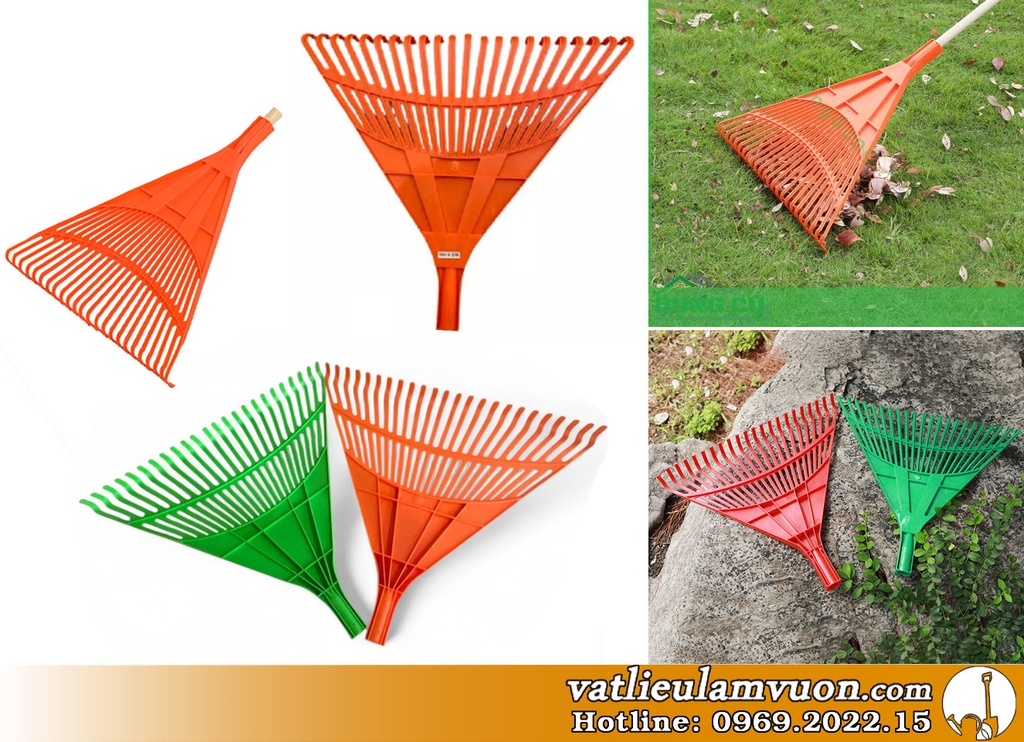 Đầu Cào Lá/ Đầu Cào Cỏ Bằng Nhựa 24 Răng