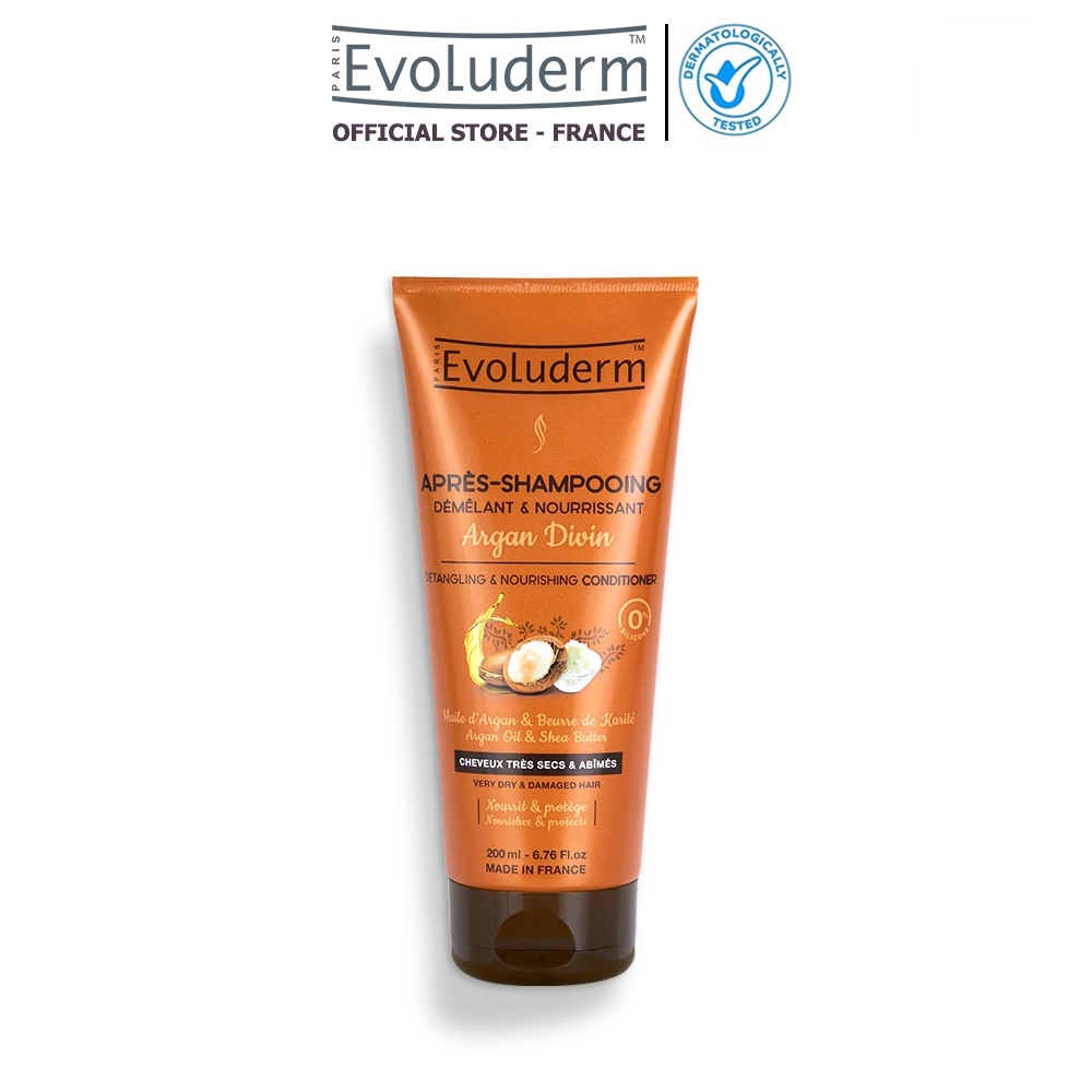 Dầu xả Evoluderm tăng cường dưỡng chất từ Tinh dầu dành cho tóc khô 200ml   Evoluderm Việt Nam