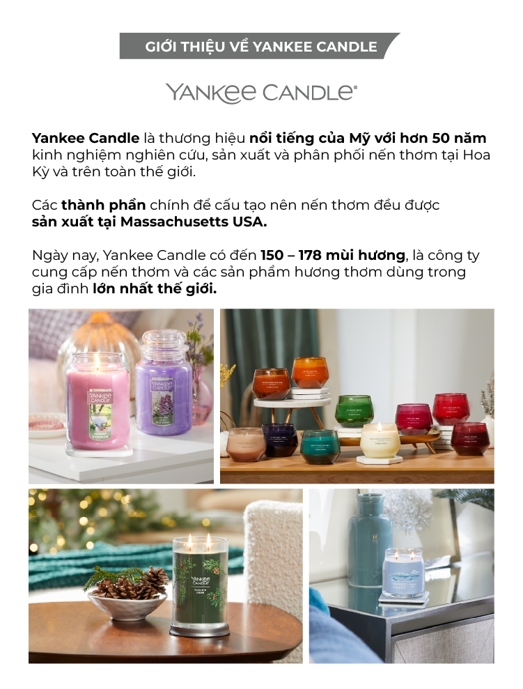 Nến ly bầu Yankee Candle mùi Iced Berry Lemonade