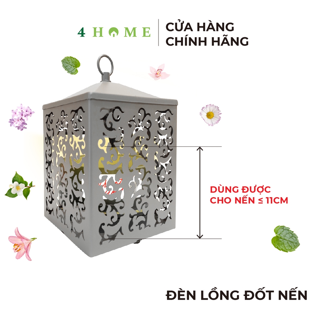 Đèn lồng đốt nến Cottage Lantern - Deep Grey