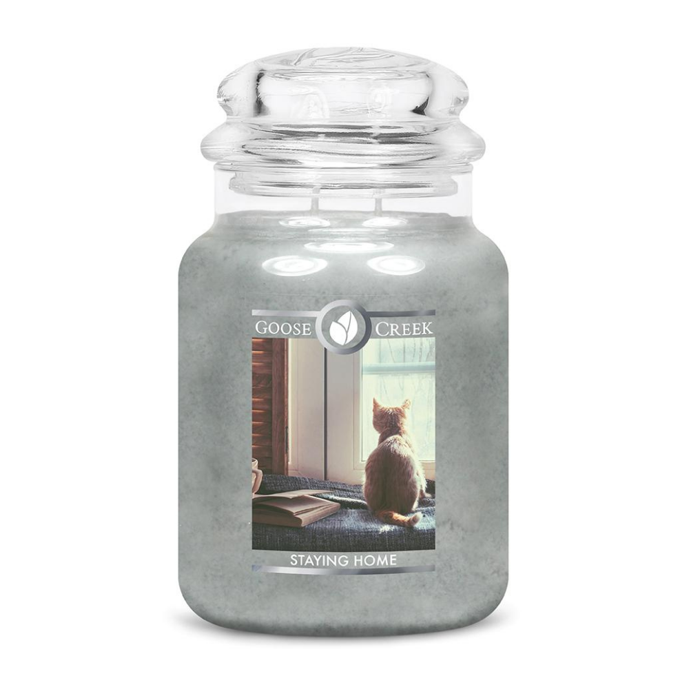 Combo - Mua 1 nến hũ Goose Greek 24oz tặng 2 tinh dầu treo thơm xe 4Home và 1 hộp diêm