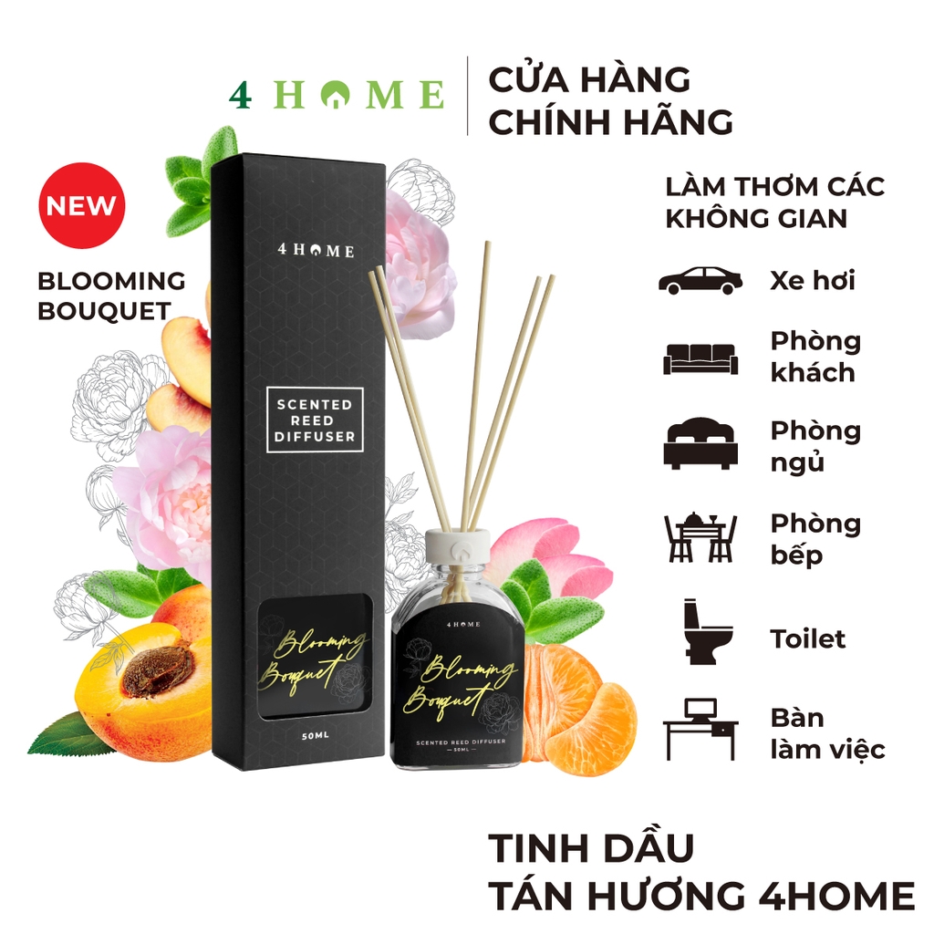 Combo - Mua 3 tinh dầu 4Home tặng 1 tinh dầu 4Home