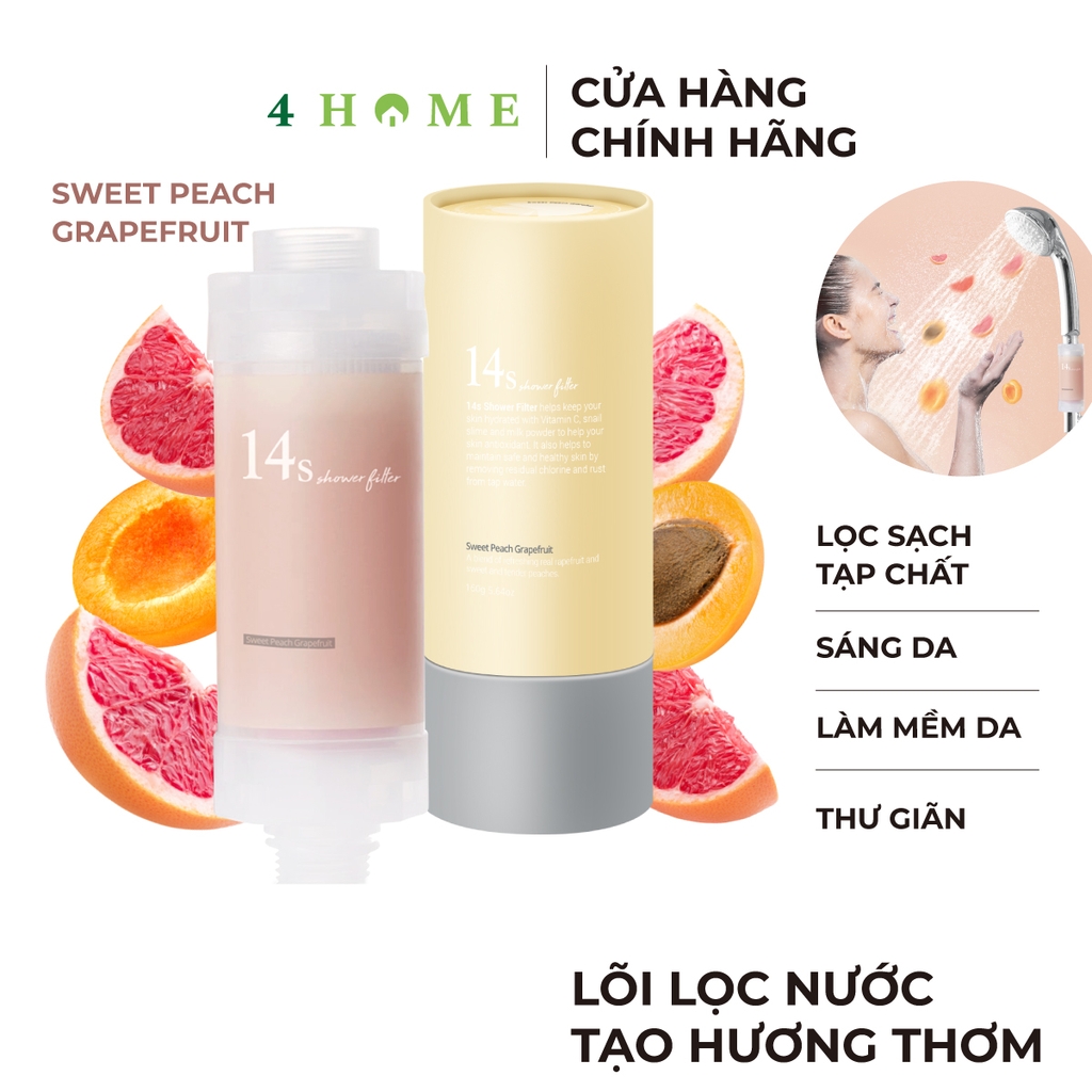 Combo - Mua 1 lõi lọc nước 14s tặng 1 tinh dầu 4Home 15ml