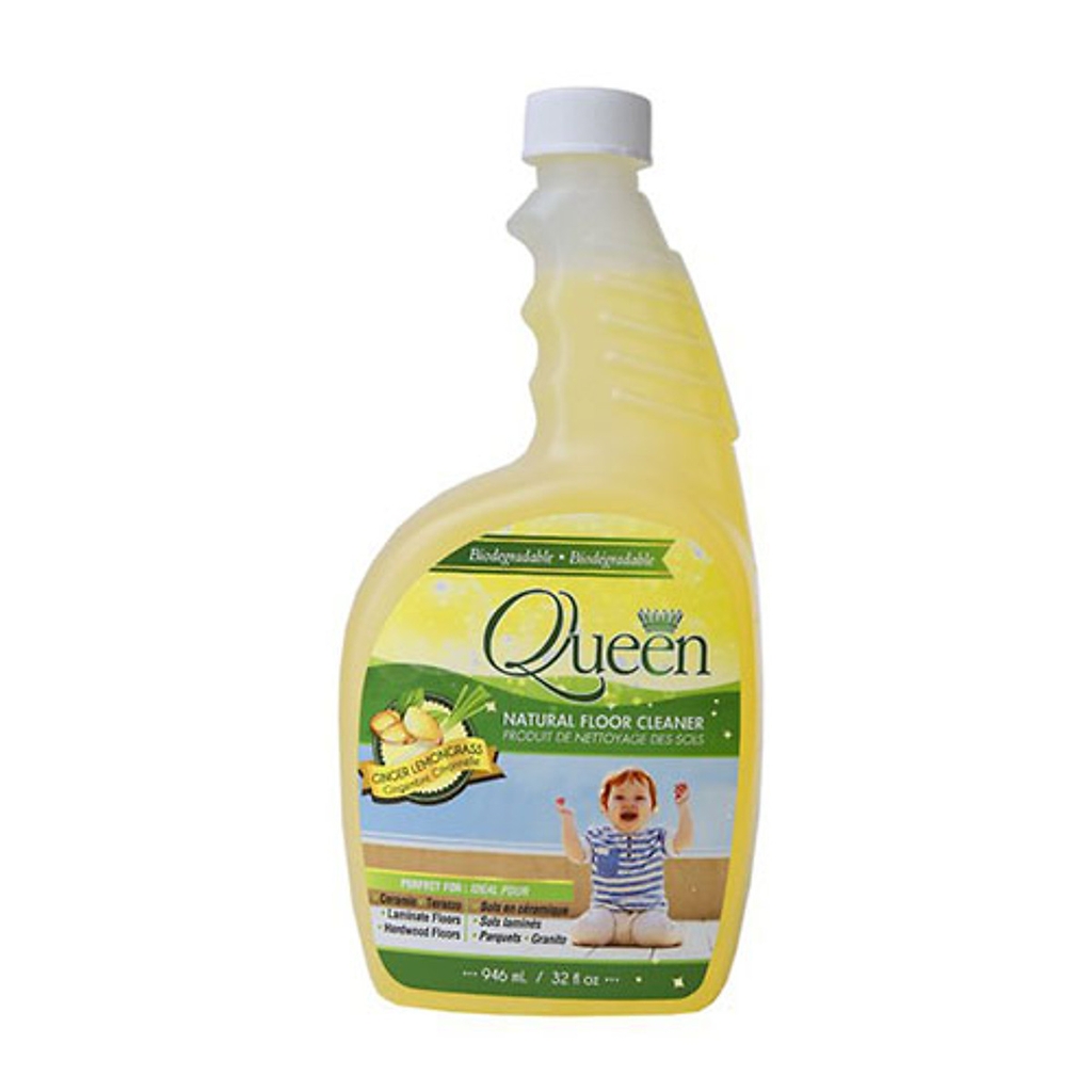 Nước lau sàn tự nhiên Queen hương gừng sả (946ml) Organic Mart