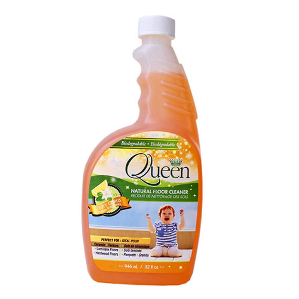 Nước lau sàn tự nhiên Queen hương cam quýt (946ml) Organic Mart