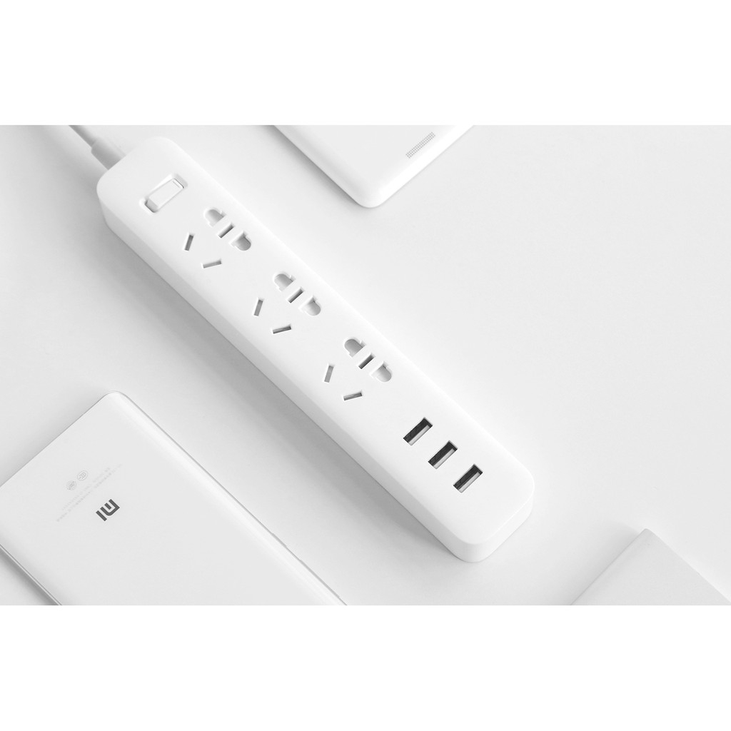 Ổ Cắm Thông Minh 3 Cổng USB # XIAOMI Power Strip (with 3 USB Port) XMCXB01QM | phukienbaophong