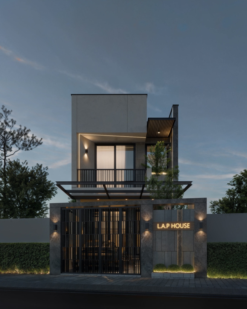 Thiết kế & thi công nhà phố Vĩnh Long - L.A.P House