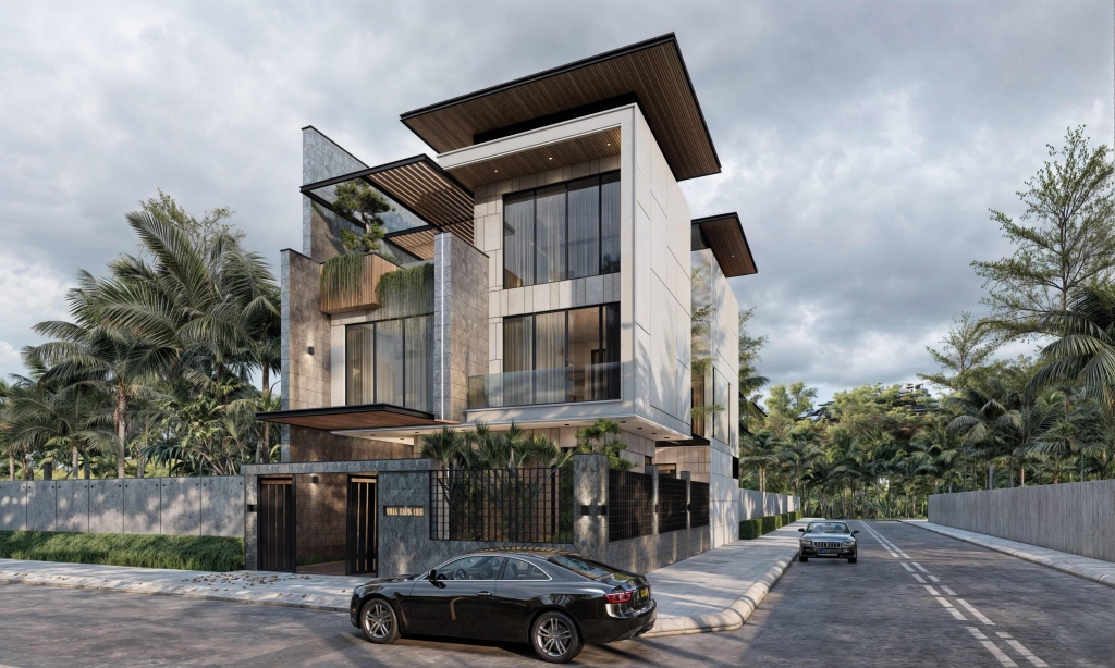 Thiết kế và Thi công nhà phố trọn gói - T.L Villa; Mr Thắng, Thái Nguyên