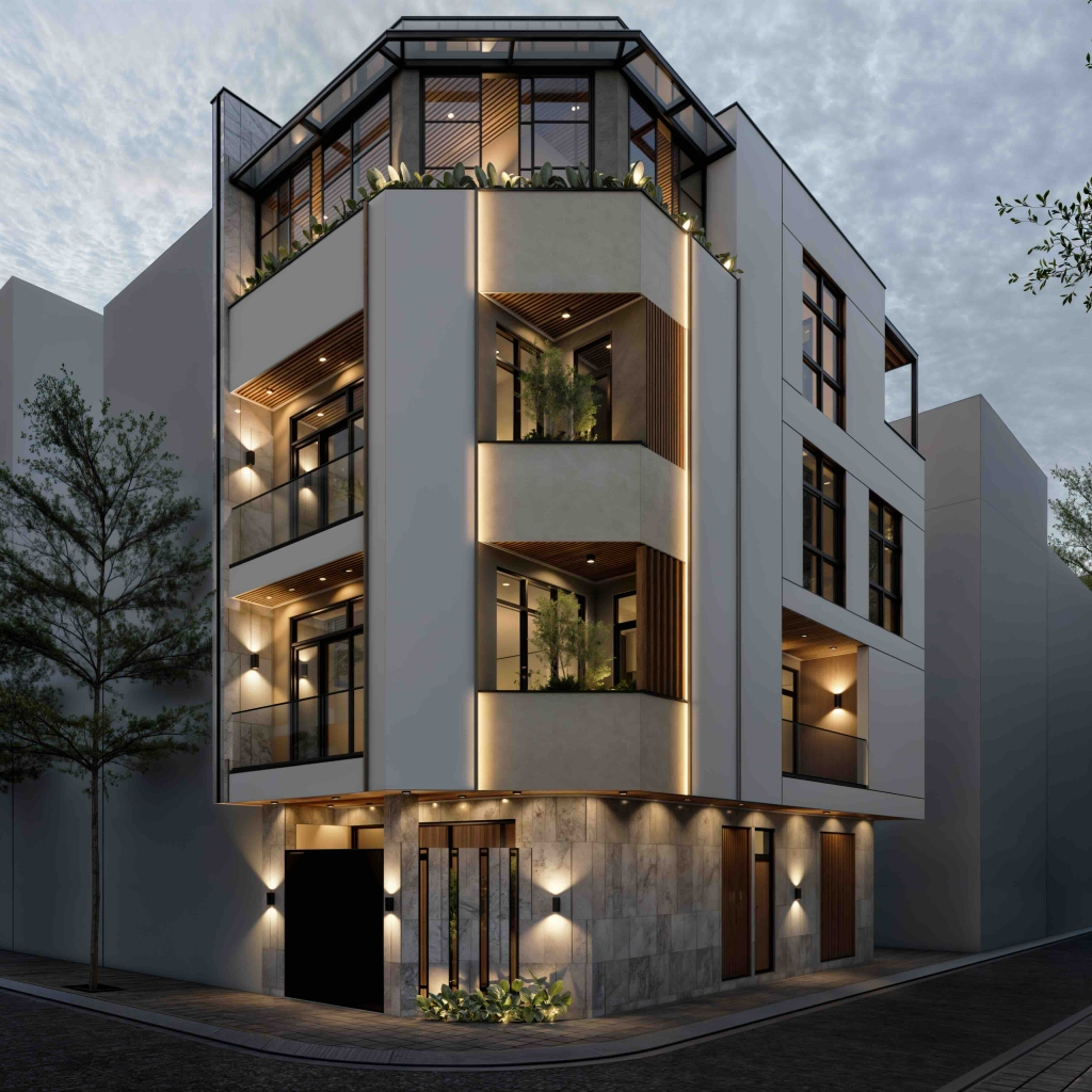 Thiết kế và Thi công nhà phố trọn gói - V House; Ms Vân, Hạ Long