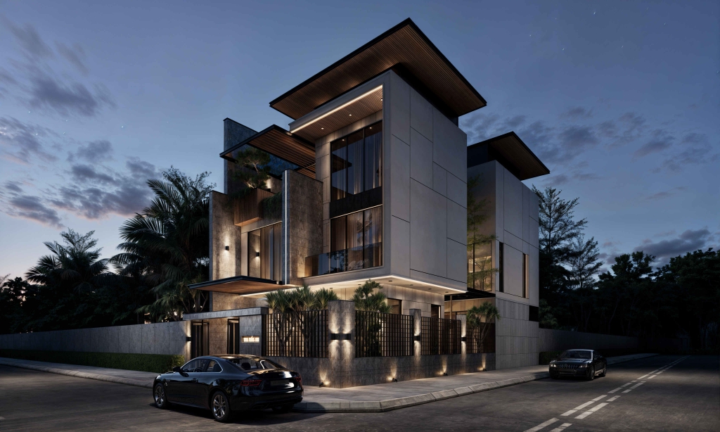 Thiết kế và Thi công nhà phố trọn gói - T.L Villa; Mr Thắng, Thái Nguyên