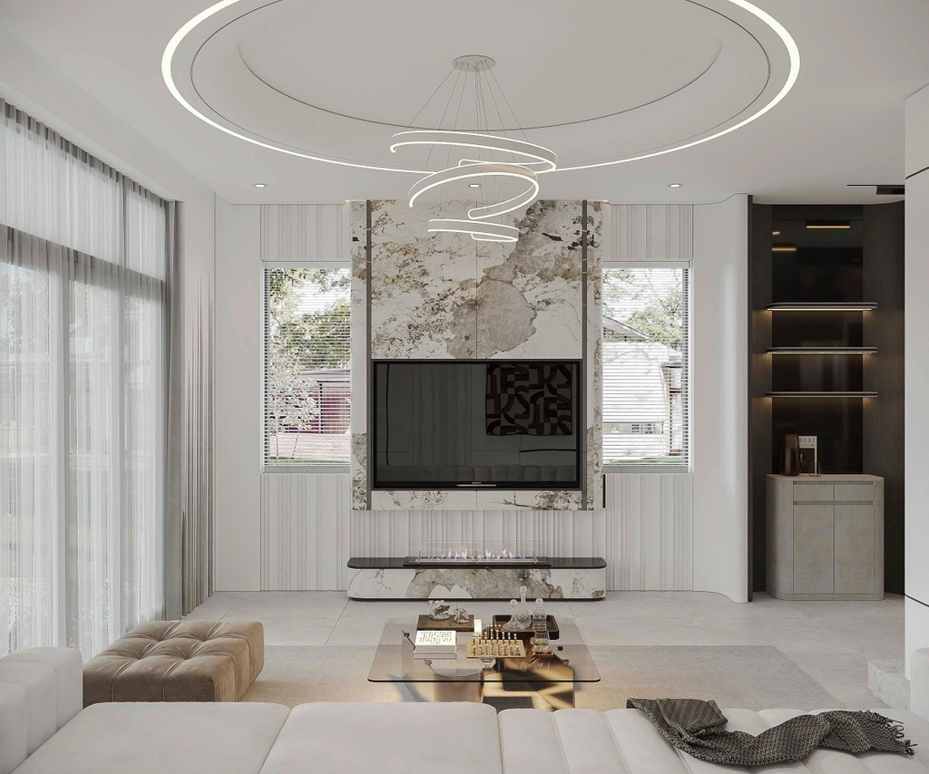 Thiết kế, hoàn thiện nội thất nhà phố Hạ Long - Ms. Hiền