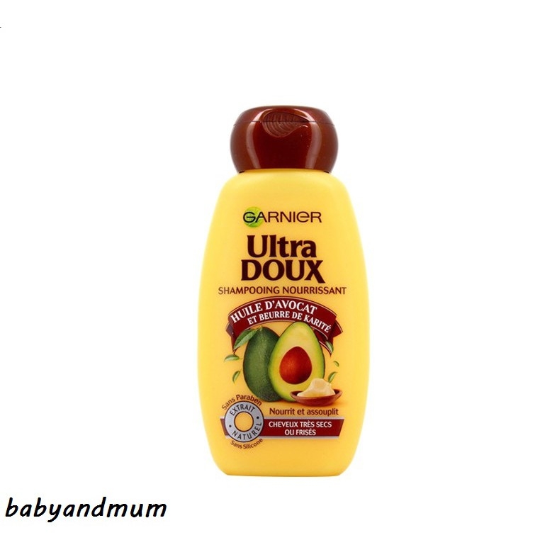 Garnier Ultra doux dầu gội chiết xuất quả bơ 250ml - Hàng Pháp