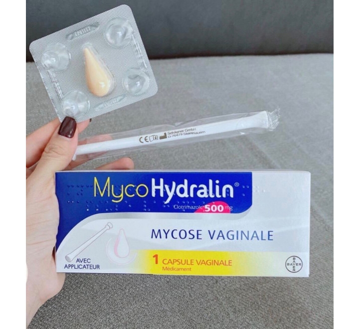 Viên đặt phụ khoa Mycohydralin 500mg của Pháp, giá tốt