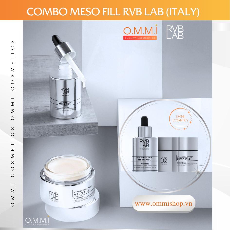 Kem dưỡng Meso Fill, thương hiệu mỹ phẩm cao cấp RVB LAB của Ý