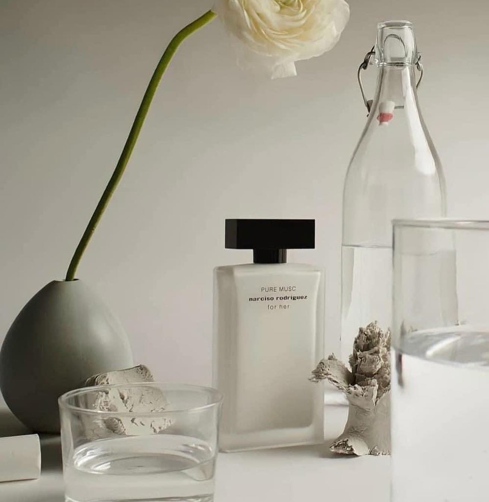 NƯỚC HOA NARCISO RODRIGUEZ PURE MUSC FOR HER TRẮNG | lybalansieucute.com