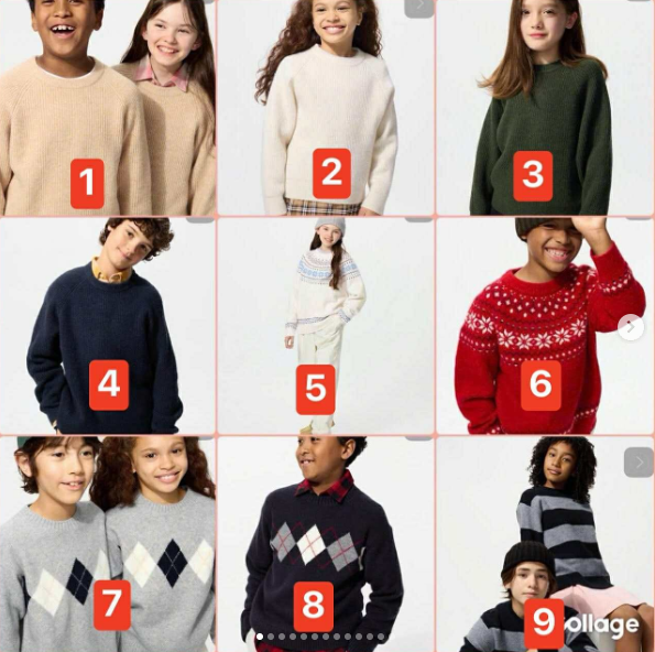 ÁO LEN UNIQLO 9 MẪU | lybalansieucute.com