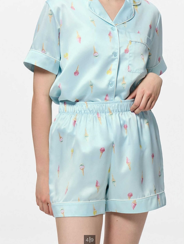 BỘ NGỦ PYJAMA LỤA SATIN GU 272-356156 | lybalansieucute.com
