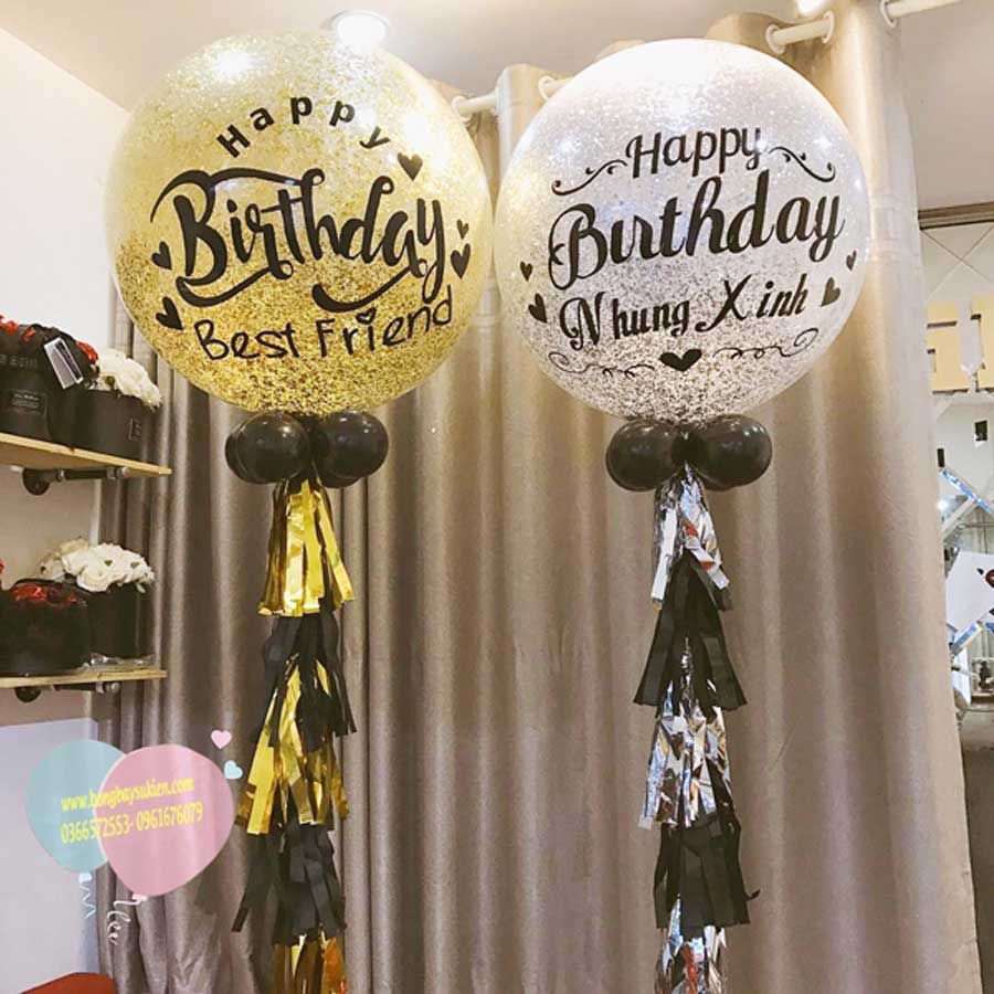 Bóng bay sinh nhật  Happy Birthday  Bong bóng kiếng sinh nhật