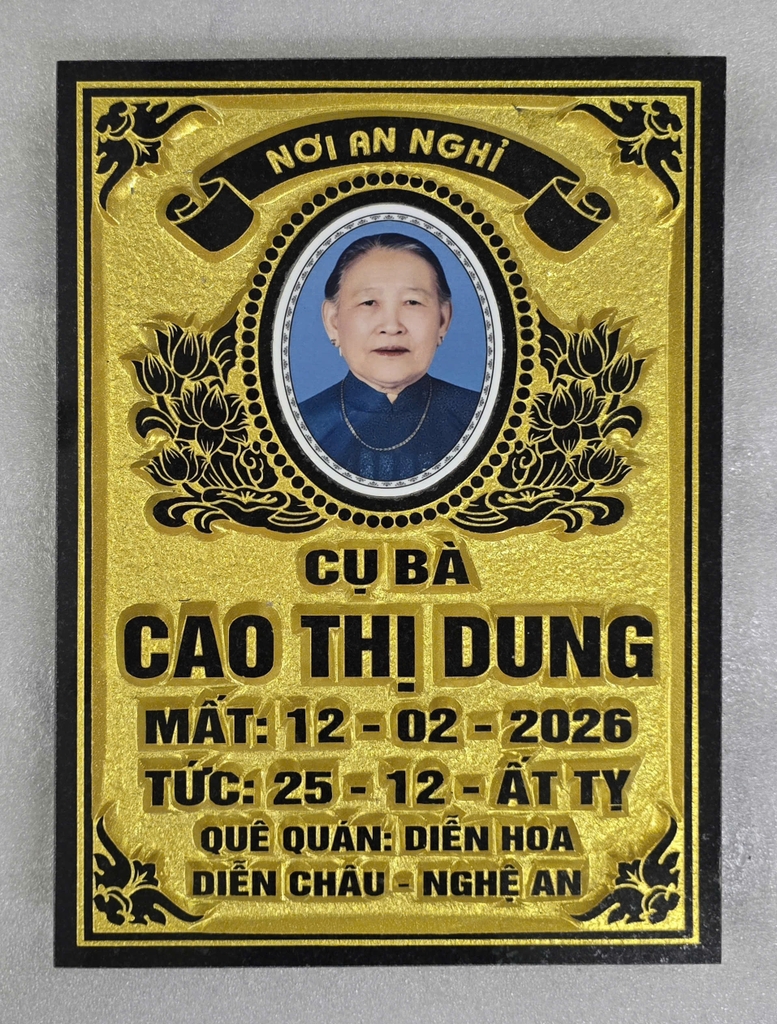 Bia Mộ Chữ Nổi 3D03