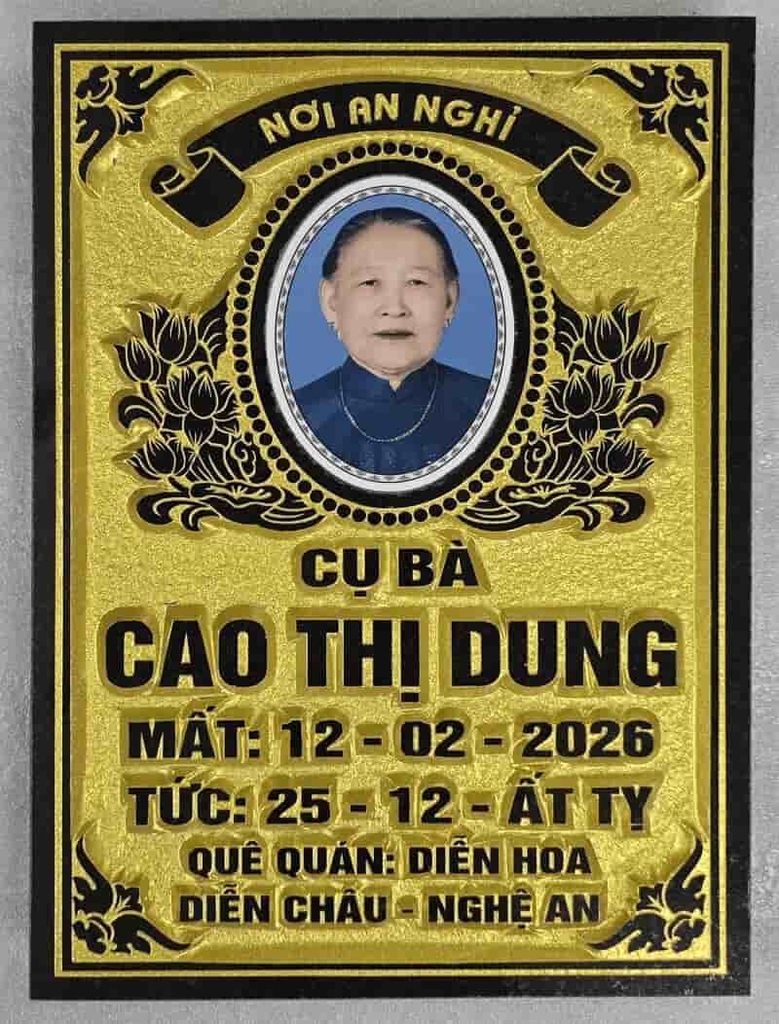Khắc bia mộ chữ nổi 3D sắc nét độ bền vĩnh cửu