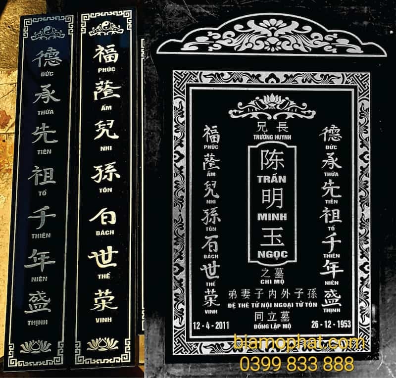 Câu đối đẹp mẫu bia lăng mộ