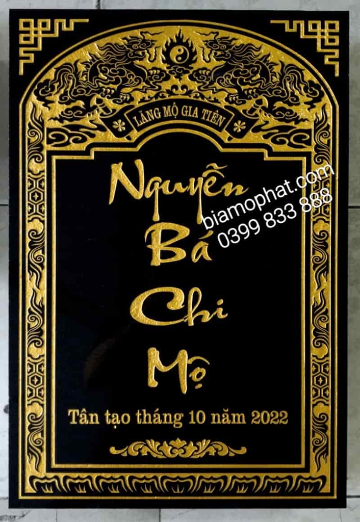 mẫu bia lăng họ gia tộc đẹp