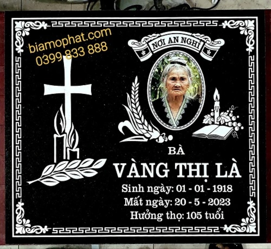 Mẫu bia mộ công giáo đẹp, bia mộ bên đạo