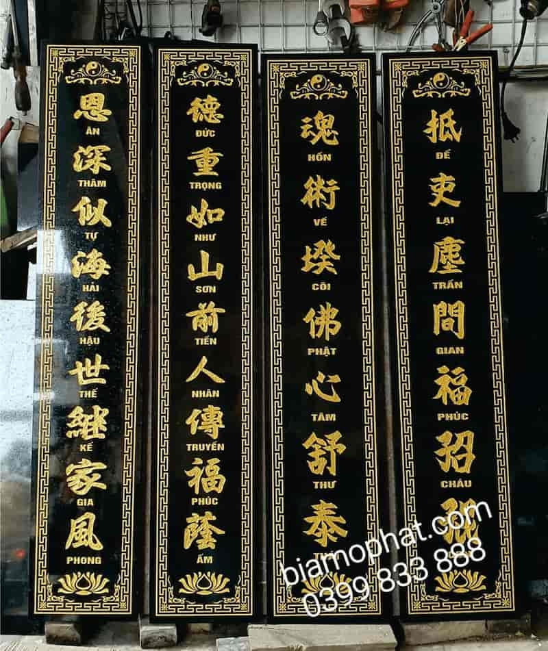 Câu đối lăng mộ đẹp