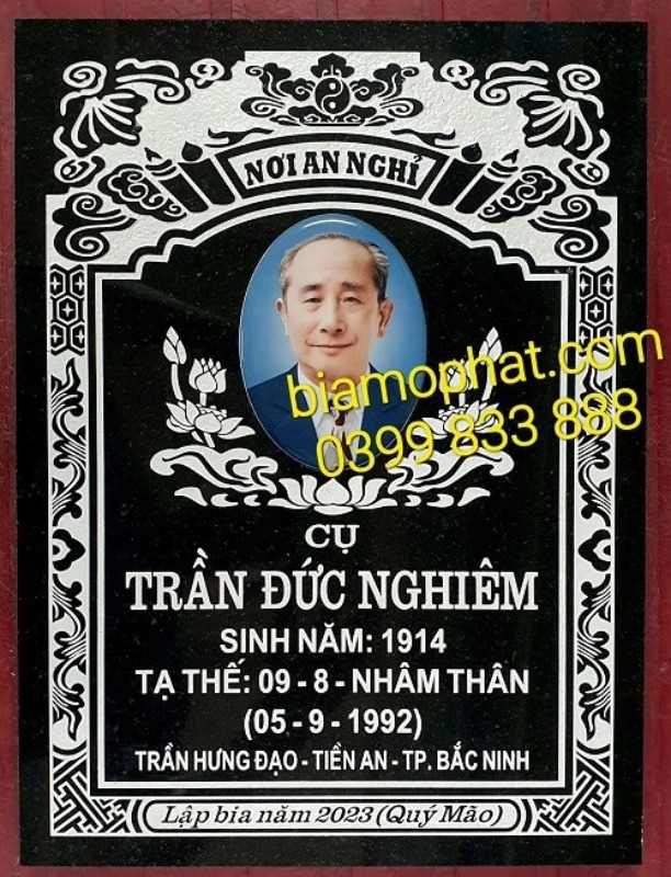 Mẫu Bia Mộ Khăc Chìm Nổi