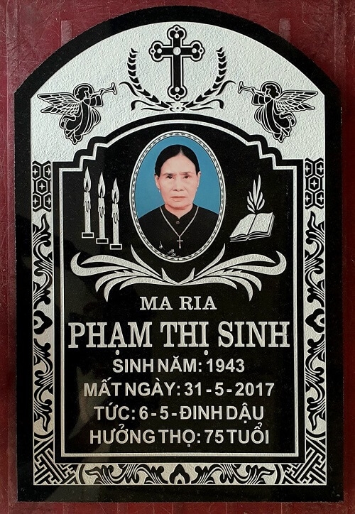 Mẫu Bia Mộ Công Giáo - 07