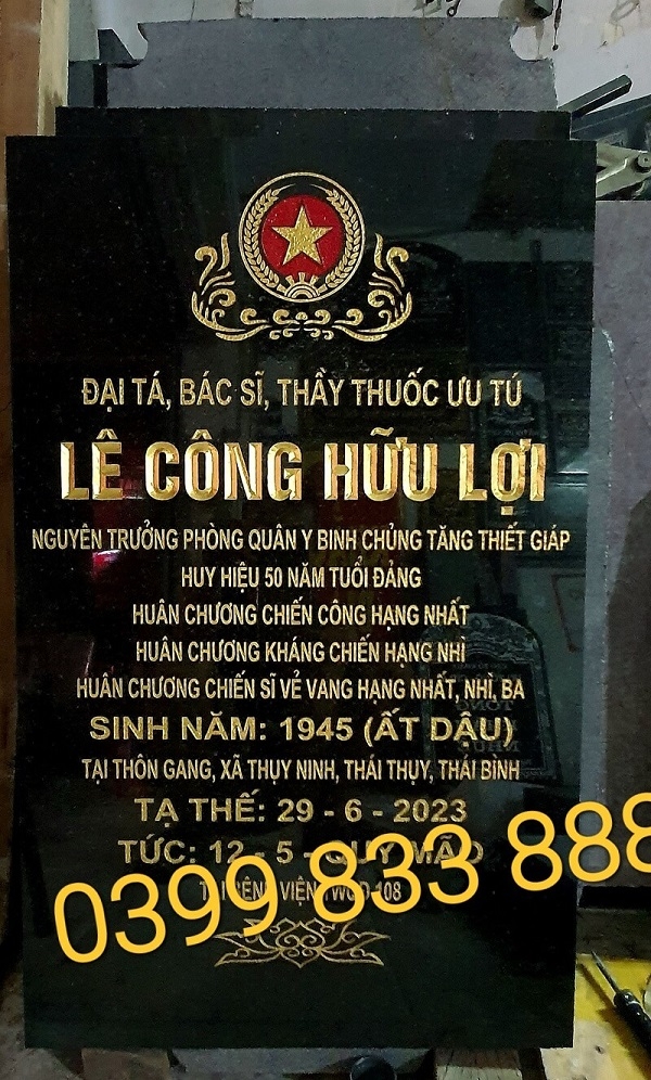 Mẫu bia mộ đẹp, mẫu bia mộ liệt sĩ đẹp, báo giá khắc bia mộ liệt sĩ
