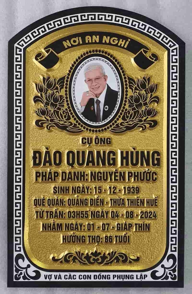 khắc bia mộ chữ nổi 3d