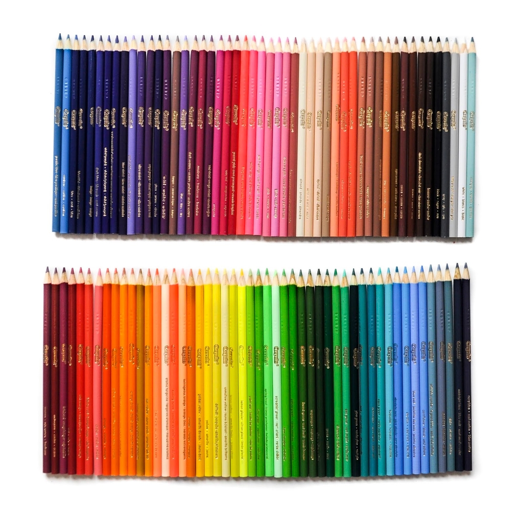 Bộ 50 bút chì màu an toàn cho trẻ Crayola Colored Pencil | Butve.com